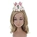Golden Swallow 1st Birthday Crown Baby Girl Flower Tiara Headband Birthday Party Hairband