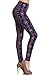 Premium Ultra Soft Leggings - High Waist - Regular and Plus Size - 50 New Printed Designs by Conceited (Small / Medium, Tribal Deep Purple)
