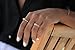 LEMON GRASS Sterling Silver Beaded Stacking Eternity Bump Stackable Rings Wedding Bands Midi Rings Size 5-8