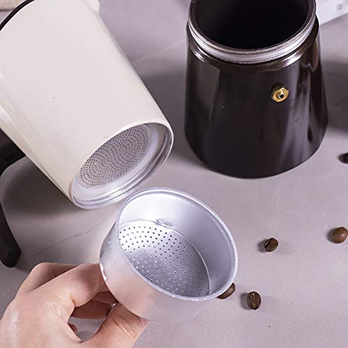 DYB Espressokocher Moka Pot Home 180ml Kaffeekanne Büro Make Kaffee Appliance Italienisch Konzentrat Kaffeekanne – Bild 5