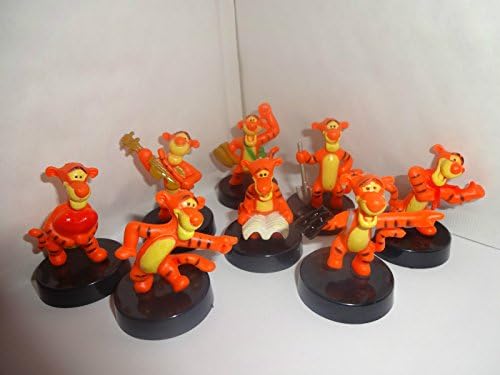 Mister A Gift set of 8 Tigger Plastic Cake toppers