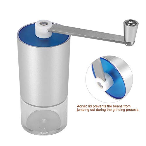 eecoo Manuelle Kaffeemühle, Edelstahl-Grat-Kaffeemühle Mahlen von Kaffeebohnen, Sesam, Erdnüssen, Mandeln, tragbare… – Bild 8