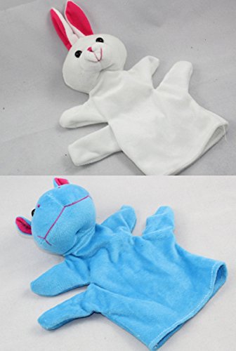 image for Yunko Zoo 10 Set Animals Set Sock Glove Soft Cute Hand Finger Puppets 