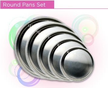 outlet factory shop Round Cake Pan Set 4-6-8-10-12 first ... outlet factory shop Round Cake Pan Set 4-6-8-10-12 first ...