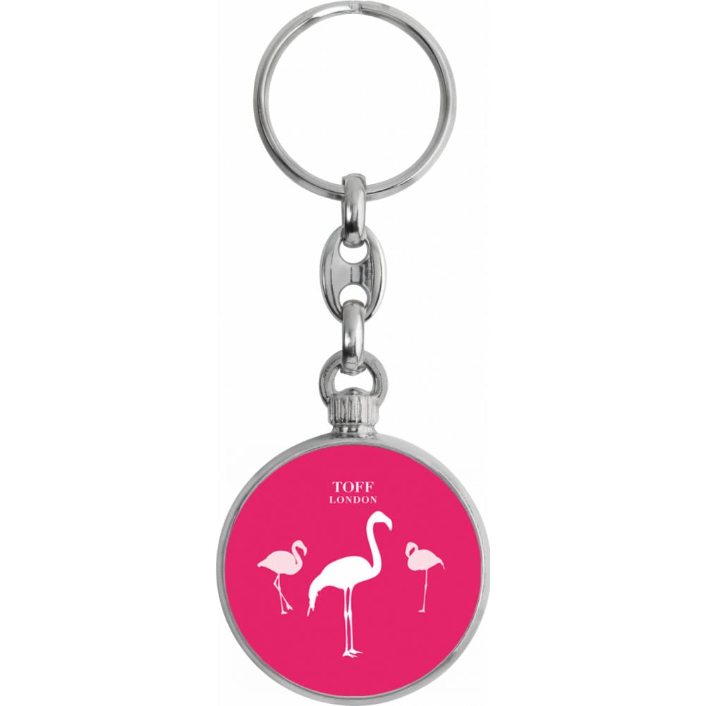 Toff London Flamingo Bird Keyring
