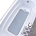 SlipX Solutions Power Grip Extra Long Bath Tub & Shower Mat 39x16, Wet Floor Non-Slip for Elderly & Kids Bathroom, 30% Longer Bathtub Mats, 200 Suction Cups, Drain Holes (1, Gray)
