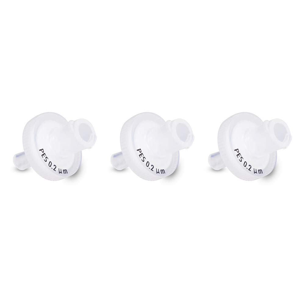 Syringe Filters PES Membrane Non-sterilized Diameter 13mm Pore Size 0.22μm for Laboratory Filters [CASE of 100pcs] by Allpure Biotechnology (PES-13mm-0.22μm)