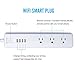 InnoTruth, Wifi Power Strip Surge Protector with 3 Individually Controlled Smart AC Plug & 4 USB Fast Charging Ports, Timer, Compatible with Alexa Echo Google Home Voice Control