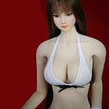 MonkeyJack 1/6 White Halter Tie Bra & Panties Bikini Set for 12'' Kumik CY CG Girls Phicen Female Action Figure