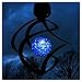 iwish Romantic Solar Power Colorful 7 Colors Changing Wind Chime Rotating LED Hanging Light