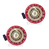 NEW 2 PACK OF PULL START RED RECOIL COVER 11HP & 13HP FITS HONDA GX340 & GX390