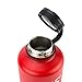 45 Degree Latitude Beer Growler, Enjoy Your Favorite Craft Beer Or IPA from The Comfort of Your Own Home, Stainless Steel Growler 64 oz - Red