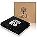 PARAH LIFE Luxury 200 5X7 Photo Album for Wedding Anniversary Vacation Baby and Family Photos Beautiful Leather Bound Picture Display Book for 200 5x7 Photographs Scrapbook Foto Black