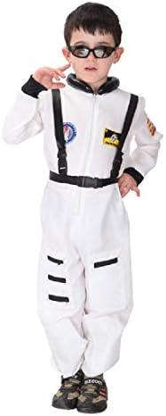 Merrysky Child Astronaut Suit Boys Role Play Costume for Halloween Tag L Height 120-130cm