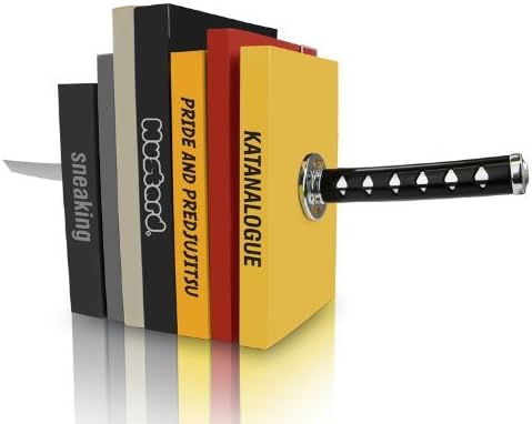 TERUTERU - Japanese style Samurai Sword Ninja Katana Sword Design Magnetic Decorative Bookends