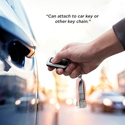 Bosiwee Smart Key Organizer, Compact Key Holder Leather Keychain, Folding Pocket Key Holder Chain (up to 16 Keys) - Thumbnail 4