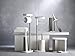 Joseph Joseph 70517 Flex Toilet Brush with Slim Holder Flexible Anti-Drip, Stainless Steel