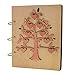 Giftgarden Family Tree 5x7 Photo Album Wood Photo Book 120 Pockets