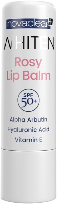 Novaclear Rosy Lip Balm 4.9g SPF50 Sun Protection Moisturizing Dark Lips Men