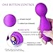 Mini Wand Massager, BOMBEX Therapeutic Handheld Massage Wand, 10X Speeds Cordless Portable Deep Tissue Massager for Back Neck Shoulder, Sports Recovery