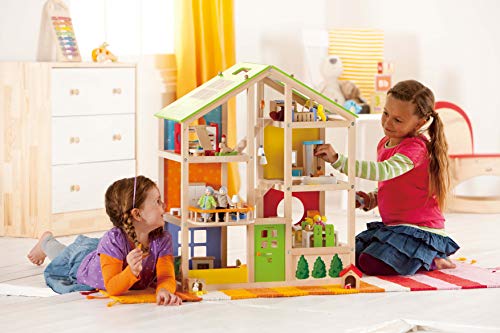 2 Dollhouse+Hape+Furniture+Accessories+Reversible