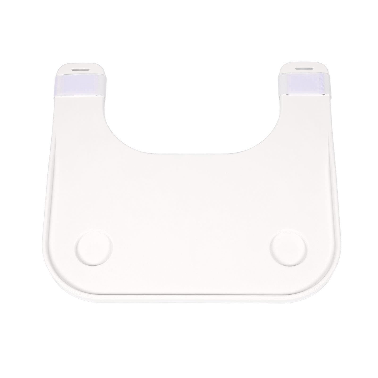 Wheelchair Tray, Removable Wheelchair Lap Tray, Thicken Wheelchair Table Tray for Eating, Reading, Dining (White)