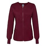 Adar Pop-Stretch Junior Fit Zip Front Warm Up Jacket