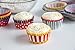 Fox Run Circus Foil Muffin and Cupcake Liners, Set of 75, Standard Size Wrappers