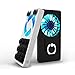 5000mAh Cooling Fan Stand Ring Heat Radiator USB Power Bank Battery Ultra Silent Dissipate Cooler Holder for Phone Gear VR Glass with LED Light