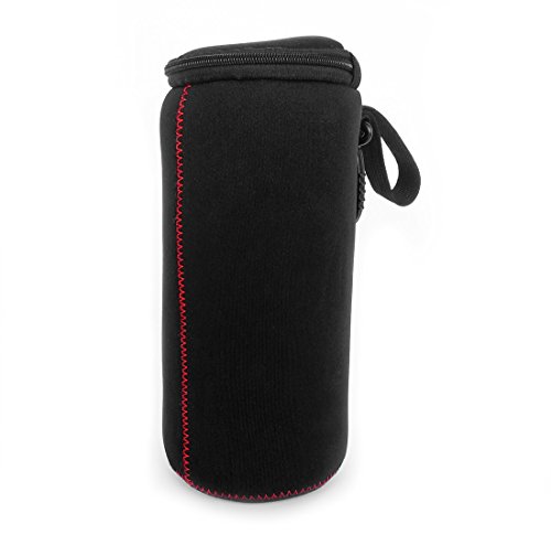 FitSand Carrying Soft Slim Travel Flip Zipper Sleeve Protective Bag Pouch Box Case Cover for JBL Charge 2 II Bluetooth Speaker (Style 1)