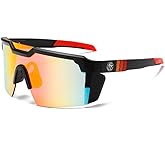 Sports Sunglasses with Mirrored Lens, UV Protection