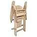 UHOM Outdoor Adirondack Wood Chair Foldable Patio Lawn Garden Furniture Set of 2