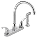 Peerless Tunbridge 2-Handle Kitchen Sink Faucet with Side Sprayer, Chrome P299578LF
