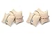 JUMUU 6-Pieces Small Linen Bracelet Watch Pillow Jewelry Displays 3.2
