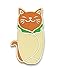 Pinsanity Cute Cat Purrito Enamel Lapel Pin