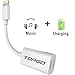 iPhone 7 Splitter & Lightning Splitter iPhone 7 Adapter Dual Lightning Adapter Headphone Jack Audio and Charge Cable Adapter for iPhone 7 / 7 Plus (Support iOS 10.3 and later)TOPGO - White