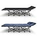 Niceway Oxford Portable Folding Bed Camping Cot with Storage Bag,Weight Capacity to 300 lbs, Strong Stable Collapsible Folding Camping Cot Great for Camping, Traveling and Home Lounging