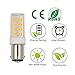 Reelco Ba15d LED Bulb Sewing Machine Bulb Drill Press 5Watts Double Contact Bayonet Base White 6000k 120Volts Daylight T3/T4/C7/S6 LED Halogen Replacement Bulb (4pcs Pack)
