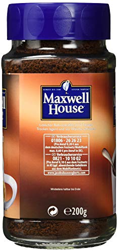 Maxwell House löslicher Kaffee, 1 x 200 g Instant Kaffee – Bild 3