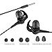 BYZ Earhook Earphones with Mic Black