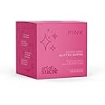 Art of Sucre Pink Cotton Drink Candy Glitter Bombs, Edible Glitter, Drop into Drinks, 4 Pieces