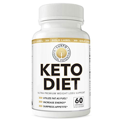 Survival Potentials Keto Diet Pills - Exogenous Ketones 800mg Beta-Hydroxybutyrate BHB Keto Supplement for Weight Loss and Easy Transition Into Ketosis (1 Month Supply)