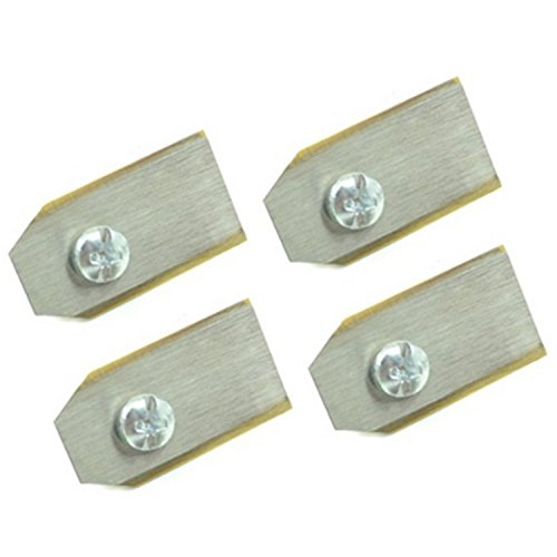 Migavan Lawn Mower Blades,30pcs Anti Rust Stainless Steel Garden Mower Replacement Blade with Screws for Husqvarna Automower Silver