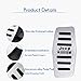 Jaronx No Drill Gas Brake Pedal Covers Compatible with Jeep Renegade/Compass, Aluminum Alloy Anti-Slip Metal Pedals Brake Pedal Pads (Compatible with:Jeep Renegade 2015-2021 and Compass 2017-2021)