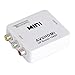 Tendak RCA/AV CVBS Composite to HDMI Video Converter Adapter Supports PAL NTSC with Powered USB Charger for TV PC PS3 Xbox STB Blue-Ray DVD