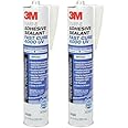 3M Marine Adhesive Sealant 4000 UV, PN06580, White, 295 mL Cartridge (Pack of 2)