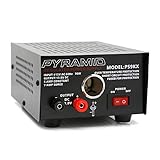 Pyramid PS9KX Universal Compact Bench Power Supply-5 Amp Linear Regulated Home Lab Benchtop Converter w/ 13.8 Volt DC 115V AC 70 Watt Input, Screw Type Terminal, 12V Car Cigarette Lighter