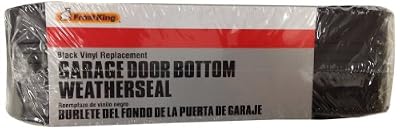 Frost King RV18 Vinyl 2-Car Garage Door Bottom Weather-Seal Replacement