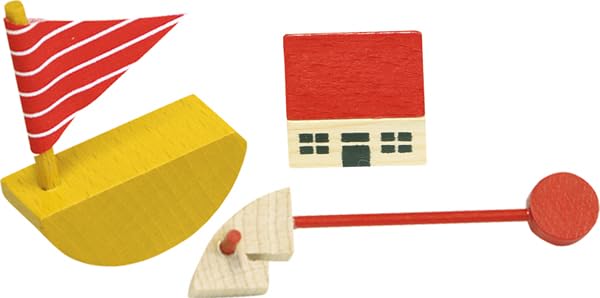 Rulke Rulke21611 Ship/House and Hobby Horse Toy Set