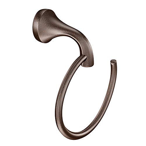 Moen YB2886ORB Eva Collection BathroomTowel Ring, Oil Rubbed Bronze